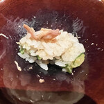 軽井沢くろいわ 無二 - 貝ひも、きゅうり