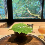 軽井沢くろいわ 無二 - ブドウの葉