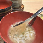 軽井沢くろいわ 無二 - 生姜がピリッと聞いたお茶漬け