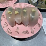 根室花まる - イカみみしょうが‼️函館活イカ刺身を思い出させます（笑）