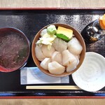 お魚いちば おかせい - ほたて丼