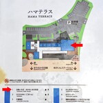 お魚いちば おかせい - 店の位置（赤い➡︎）