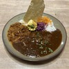 スパイスカレー ハラッピ - あいがけカレー・チキン（日本米Ｓ、辛さ４）