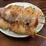 焼とりつかさ - タイムサービスの焼き鳥3本（手羽先・もも肉・ぼんじり）
