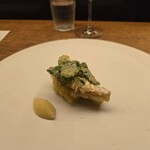 アッサンブラージュ カキモト - 甘鯛 フリット ミント 広島レモン