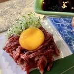 焼肉 肉萬 - 和牛ユッケ