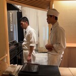 橦木町 しみず - 師弟コンビ