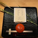 橦木町 しみず - 長月のセッティング