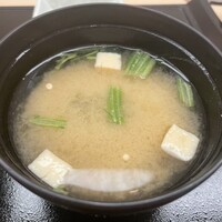 函館うに むらかみ 日本生命札幌ビル店 - 味噌汁