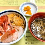 きくよ食堂 本店 - 三種お好み丼A
