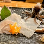 海光房 - 活イカ刺し