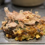 たぴおか食堂 - カラシ･マヨネーズに甘口ソース、青のりと踊る花がつお