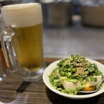 たぴおか食堂 - 「ニラ豆腐」 ゴマ油 香る出汁でさっぱりヘルシー (´◡`) 