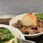 たぴおか食堂 - 「ズリ皮おろしポン酢」 高確率で食べている好きな1品