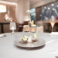 ASAHINA Gastronome - 鮎のリエット、トマトムースと阿保がぢのらメル、ハモンセラーノのデップ、ケシミンと白ごまのラパッシュ