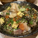喰い切り鮨 のぶ - ゴマだれ漬け丼￥900