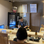 喰い切り鮨 のぶ - 店内の様子