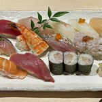 喰い切り鮨 のぶ - にぎり鮨大盛￥1,300