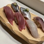 寿司とワイン オモテサンドリア - にぎり