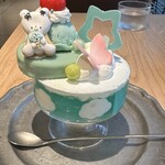 トライアングルカフェ - チョコミントパフェ