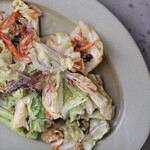 桜海老のアンチョビキャベツ