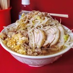 ラーメン二郎 - 小豚 麺カタ NYA