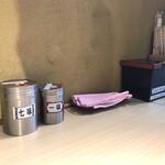 そばの神田東一屋 - コンディメンツ。