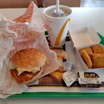 マクドナルド - 料理写真:チキンフィレオセット
