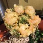 そばの神田東一屋 - えびかき揚げ！