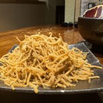 あじめん浦和店 - 揚げたて揚げ蕎麦　450円