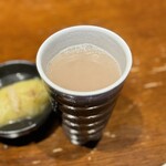 あじめん浦和店 - 赤霧島（芋）蕎麦湯割り　650円