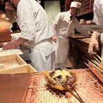 串かつ あーぼん - 椎茸甘辛だし