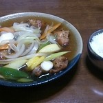 韓国家庭料理　釜山 - タンスユ ライスセット 850円