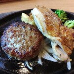 ステーキのどん - ハンバーグ130g＆ハーフチキングリルランチ