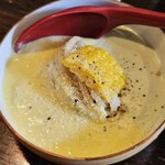 金町製麺 - 嶽きみとだだちゃ豆の二色冷やしそば