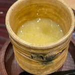 日本料理 一会 - トウモロコシの擦り流し