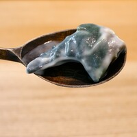 八ヶ岳 えさき - 『北海道蝦夷鮑とその肝、野菜ソースで』