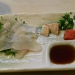 割烹くずし 徳多和良 - 14/4月　 皮はぎ刺