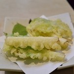 割烹くずし 徳多和良 - 14/4月　うるいの天ぷら