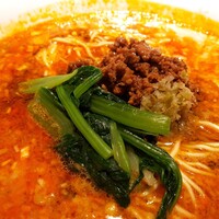 四川料理 龍の子 - 肉味噌と青菜