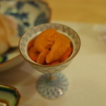 赤坂 詠月 - ③お造り（雲丹） 2014.4.1X