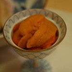 赤坂 詠月 - ③お造り（雲丹） 2014.4.1X