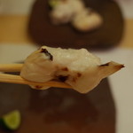 赤坂 詠月 - ④とらふぐの白子焼き 2014.4.1X