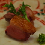 赤坂 詠月 - ⑧宮城産蔵王鴨 自家製柚子胡椒 2014.4.1X