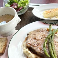 ビストロ グルマン - ランチプレート 鹿児島県産茶美豚のロティ