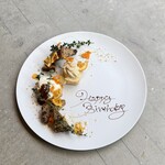 パンとエスプレッソと花束を - 料理写真: