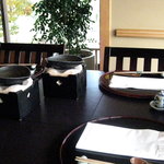 山茶花 - 予約していたからか、窓際の角のお席でした