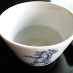 山茶花 - 昆布茶（だったと思う）