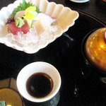 山茶花 - お造り＆お吸い物