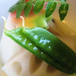 山茶花 - 山芋のような芋がシャキシャキしていて美味